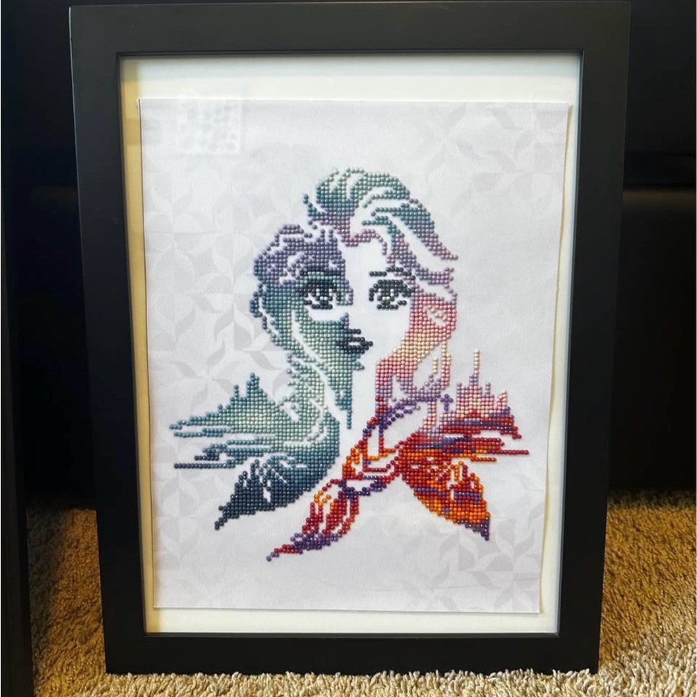 Framed Frozen Elsa Diamond Art ❄️